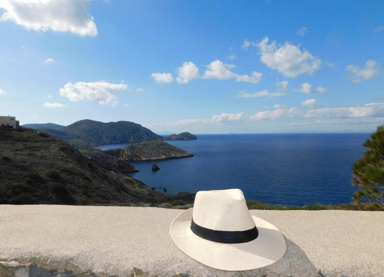 埃尔莫波利斯C & C _ Cycladic House With Endless Sea View别墅 外观 照片