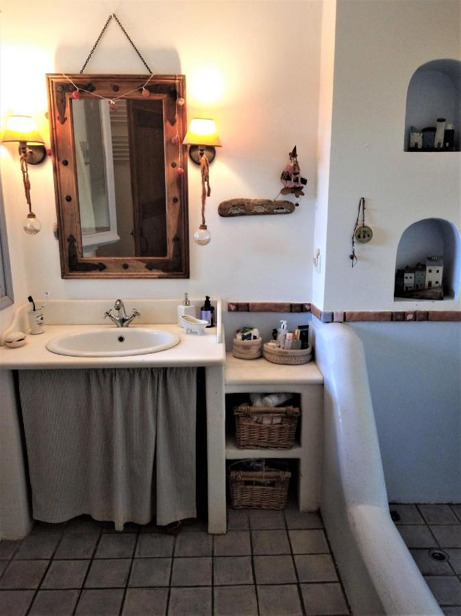 埃尔莫波利斯C & C _ Cycladic House With Endless Sea View别墅 外观 照片