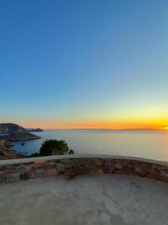 埃尔莫波利斯C & C _ Cycladic House With Endless Sea View别墅 外观 照片