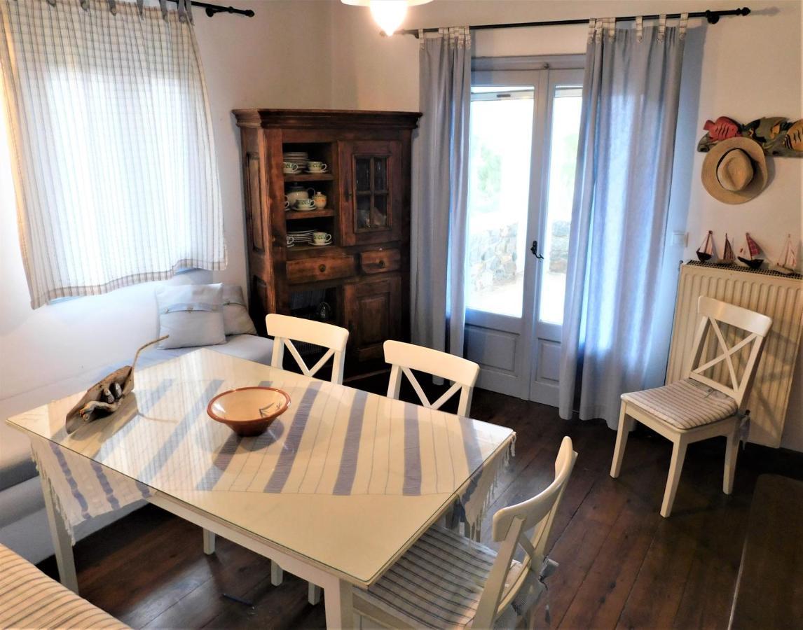埃尔莫波利斯C & C _ Cycladic House With Endless Sea View别墅 外观 照片