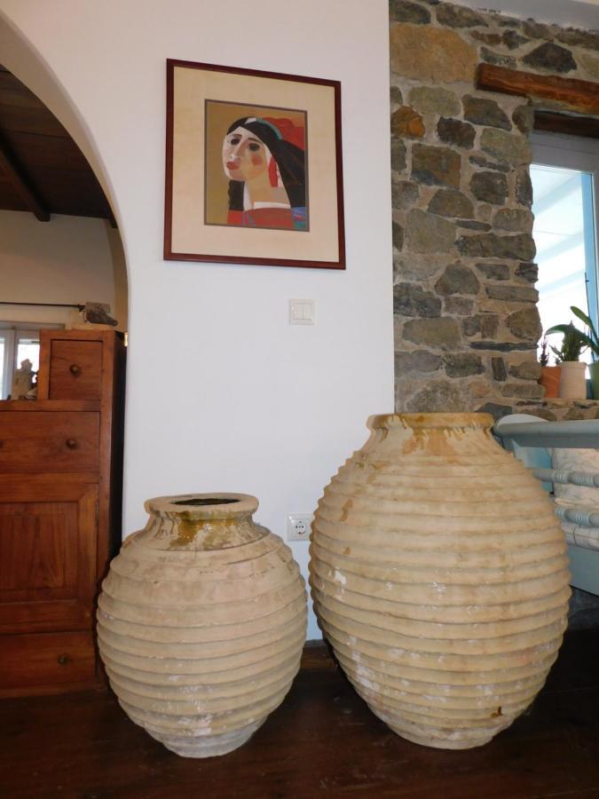 埃尔莫波利斯C & C _ Cycladic House With Endless Sea View别墅 外观 照片