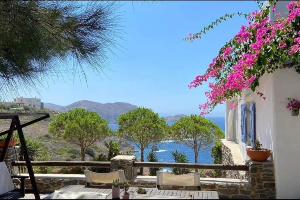 埃尔莫波利斯C & C _ Cycladic House With Endless Sea View别墅 外观 照片