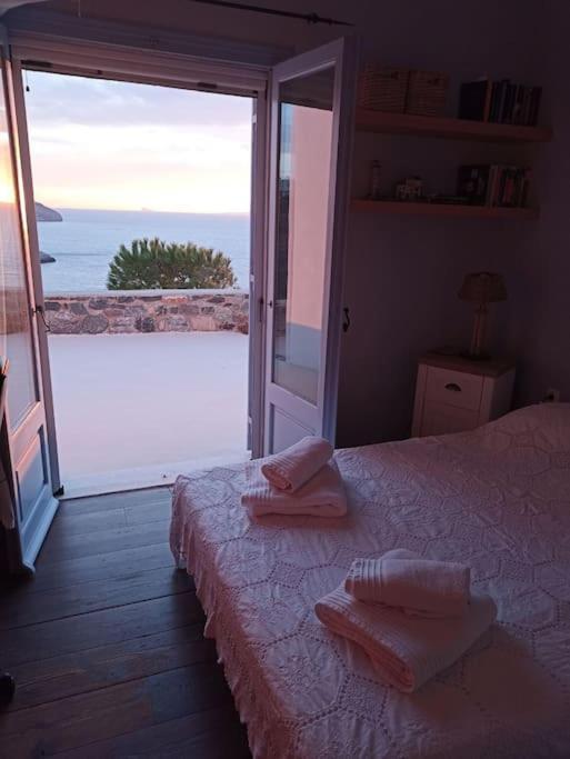 埃尔莫波利斯C & C _ Cycladic House With Endless Sea View别墅 外观 照片