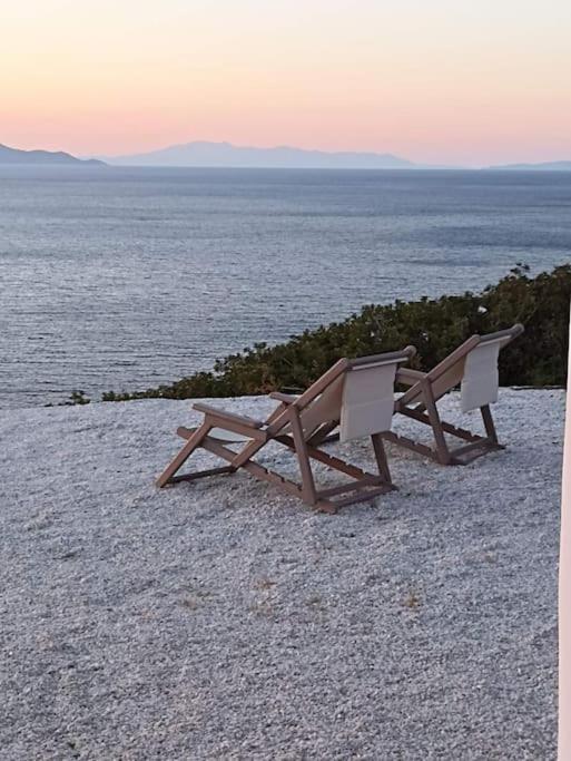 埃尔莫波利斯C & C _ Cycladic House With Endless Sea View别墅 外观 照片